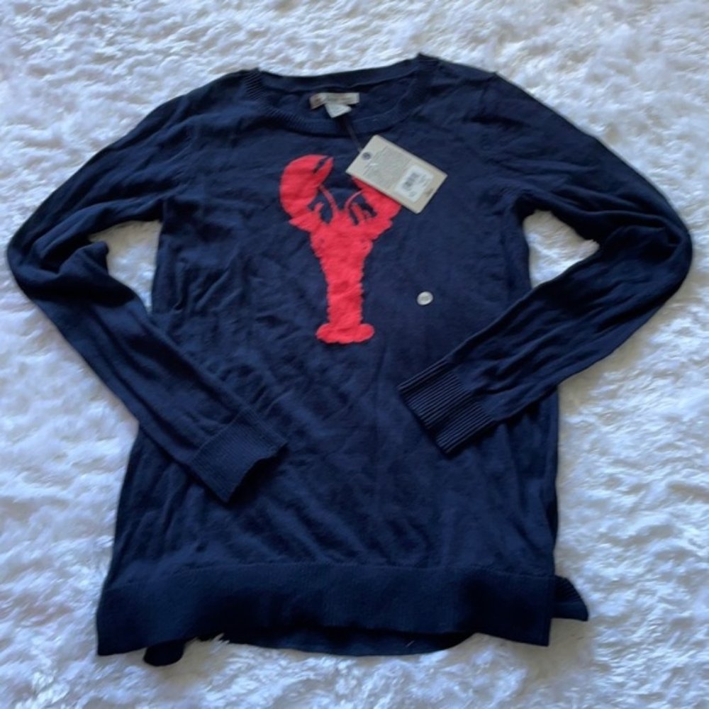 GH Bass & Co Lightweight Lobster Knit Top NWT